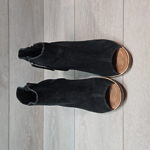 Toms Women Majorca Open Toe Heels boots shoes sz 7 - Picture 4 of 11